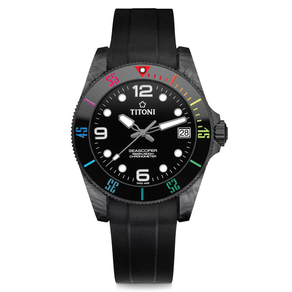 Titoni Seascoper CarbonTech Watch 83600 C-RA-256