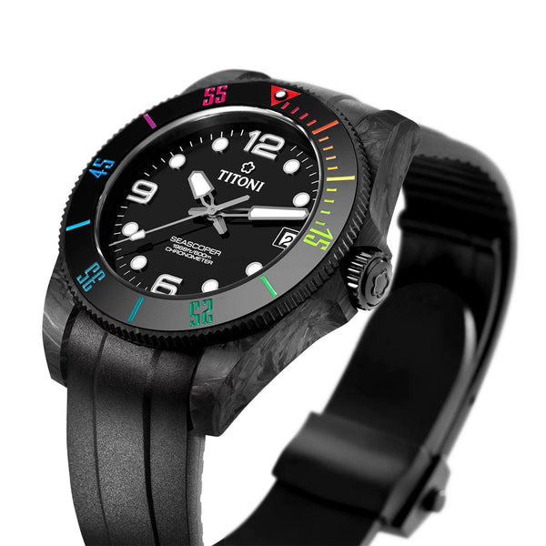 Titoni Seascoper CarbonTech Watch 83600 C-RA-256