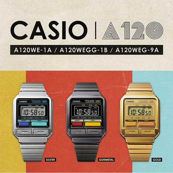 Casio Vintage Series Gold Watch A120WEG-9A