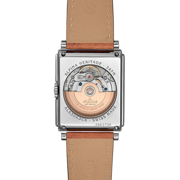 Alpina Heritage Carrée Automatic Caseback