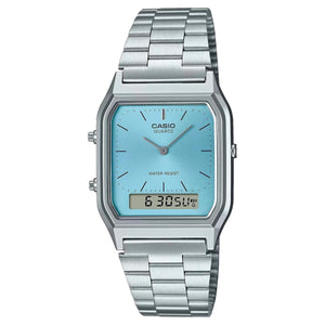 Casio Vintage Ice Blue Watch AQ230A-2A1