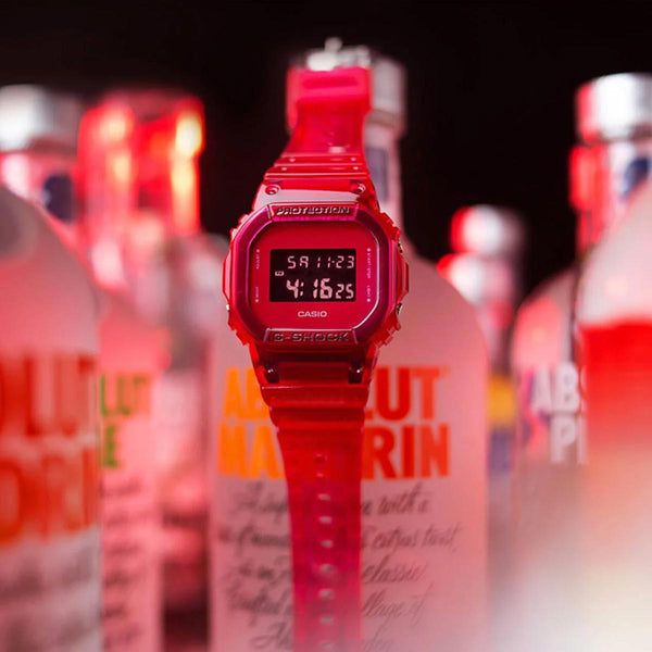 G-Shock Skeleton Red Jelly DW-5600SB-4