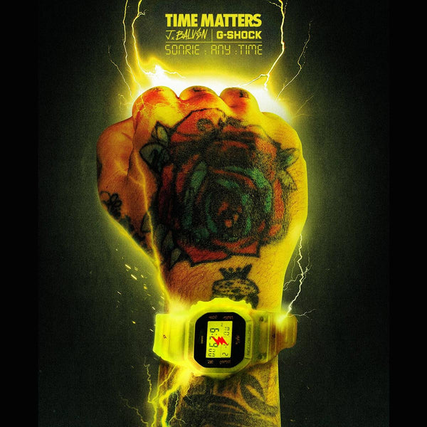G-Shock x J Balvin DWE-5600JB-1A9