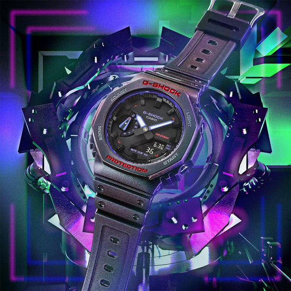 G-Shock Purple Polarised GA-2100AH-6A