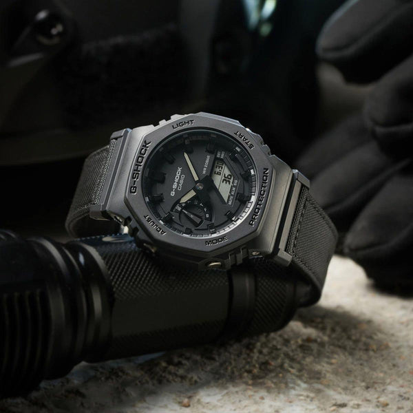 G-Shock Cordura Utility Black GA2100BCE-1A