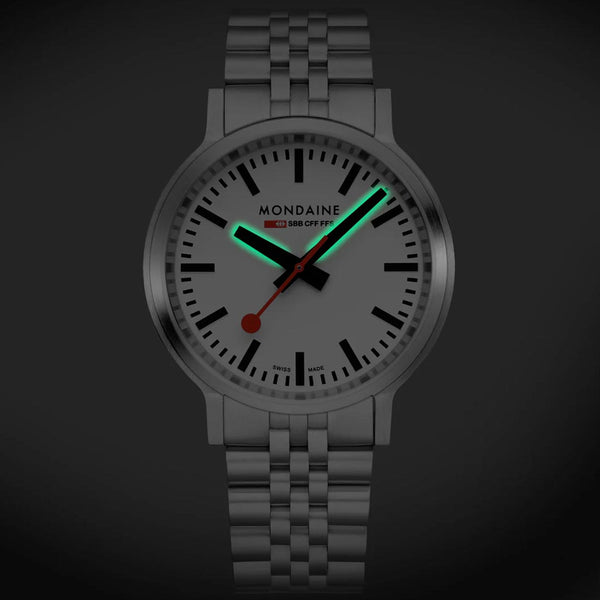 Mondaine Stop2Go Automatic Watch MST.4101B.SJ.2SE