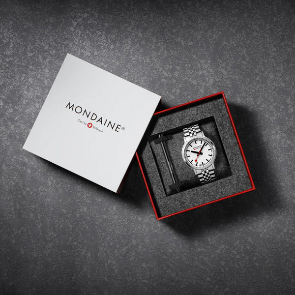 Mondaine Stop2Go Automatic Watch MST.4101B.SJ.2SE