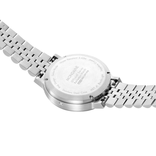 Mondaine Stop2Go Automatic Watch Back