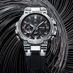 G-Shock MT-G Silver Black Watch MTG-B1000-1A