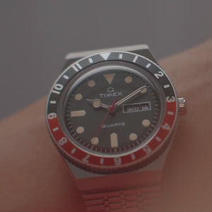 Q Timex Reissue Blue Red Watch TW2T80700