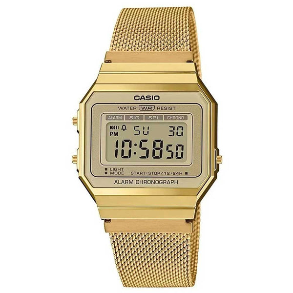 Casio Vintage Super Slim Gold Watch A700WMG-9A