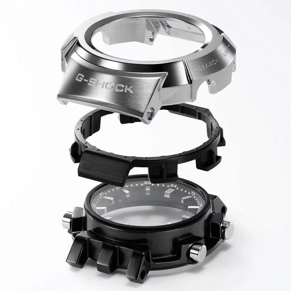 G-Shock Full Metal Silver Black Watch AWM-500D-1A