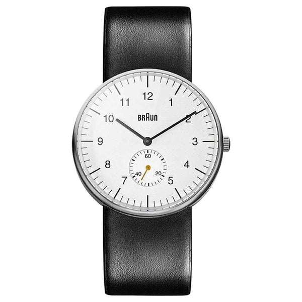 Braun Gents Classic 38mm Watch BN0024WHBKG