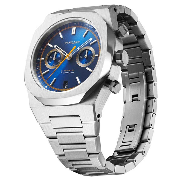 D1 Milano Chronograph 41.5mm Blue Watch D1-CHBJ09