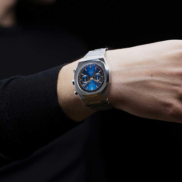 D1 Milano Chronograph 41.5mm Blue Watch D1-CHBJ09