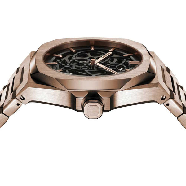 D1 Milano Skeleton Automatic Rose Gold  Watch D1-SKBJ12