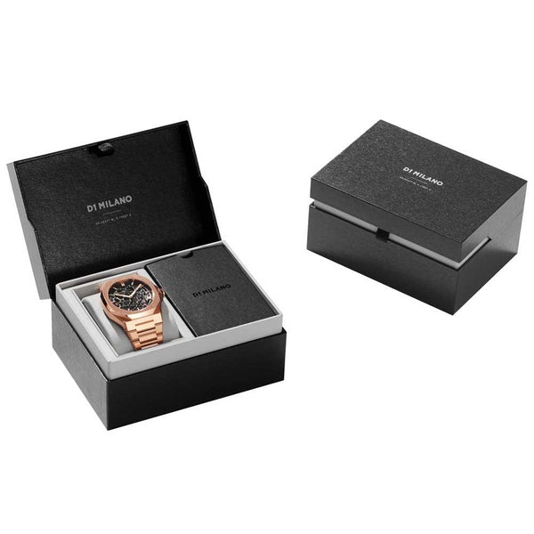 D1 Milano Skeleton Automatic Rose Gold  Watch D1-SKBJ12