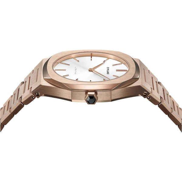 D1 Milano Ultra Thin Rose Gold 34mm Watch D1-UTBL09