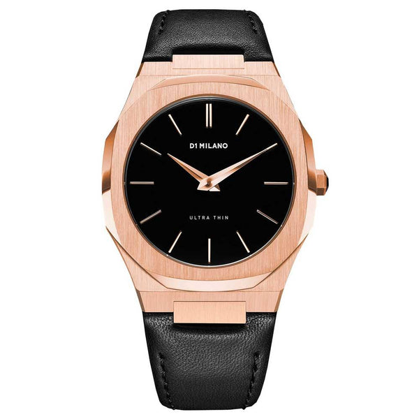 D1 Milano Ultra Thin Rose Gold Watch D1-UTLJ03