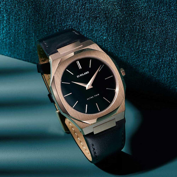 D1 Milano Ultra Thin Rose Gold Watch D1-UTLJ03