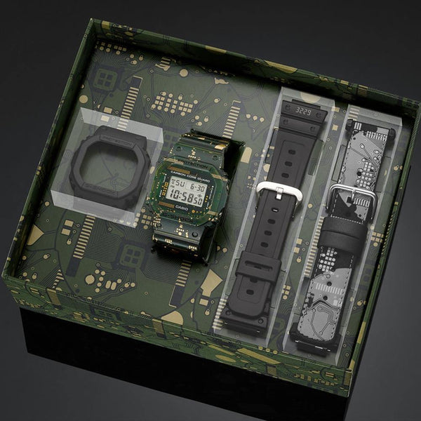 G-Shock Circuit Board Camouflage DWE-5600CC-3