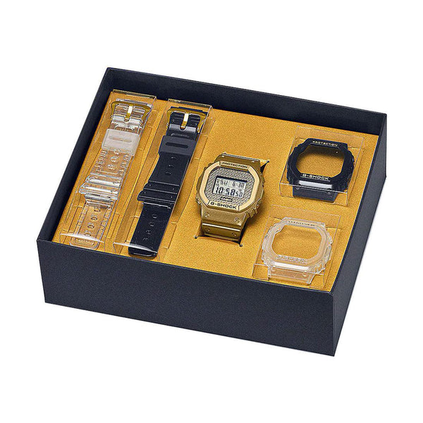 G-Shock Gold Chain Watch Set DWE-5600HG-1