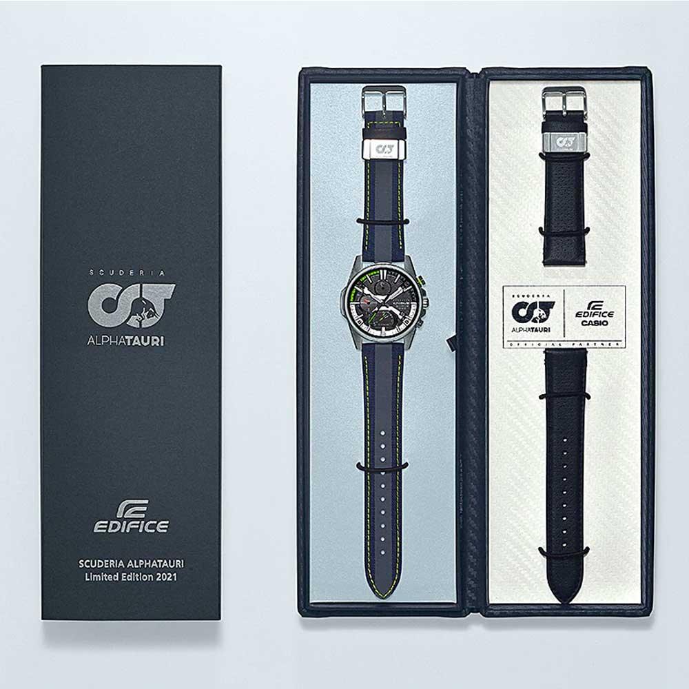 Edifice x F1 AlphaTauri Watch EQB-1200AT-1A