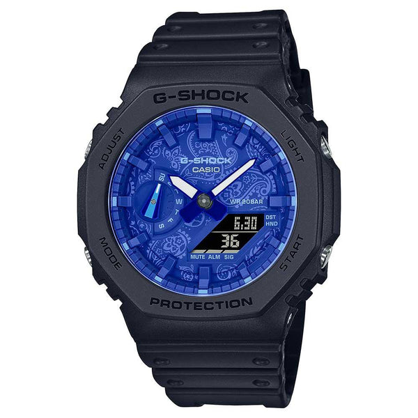 G-Shock Paisley Blue Watch GA-2100BP-1A