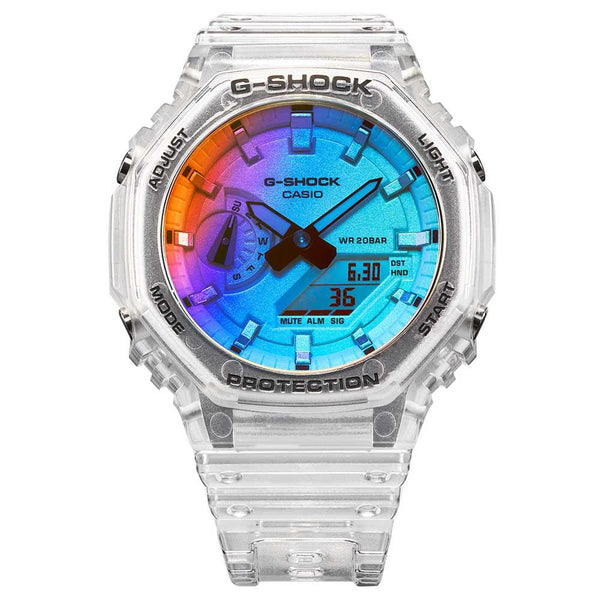 G-Shock Iridescent Colour Clear Watch GA-2100SRS-7A