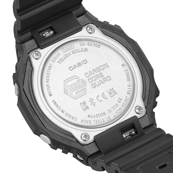 G-Shock Bluetooth Black CasiOak Watch GA-B2100-1A