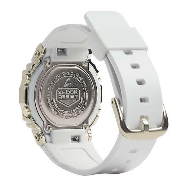 G-Shock Metal Clad Silver White Watch GM-S5600G-7