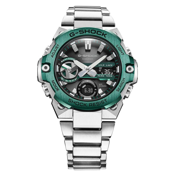 G-Shock G-Steel Green Bezel Watch GST-B400CD-1A3