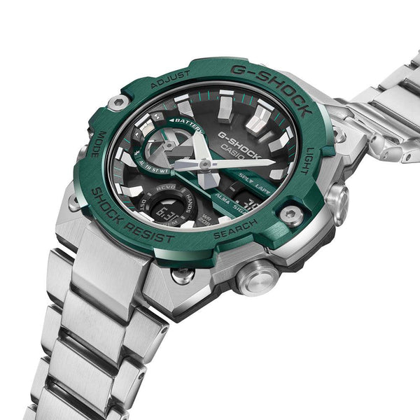 G-Shock G-Steel Green Bezel Watch GST-B400CD-1A3