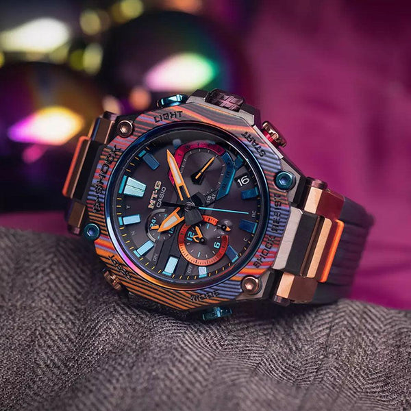 G-Shock MT-G Rainbow Mountain Watch MTG-B2000XMG-1A