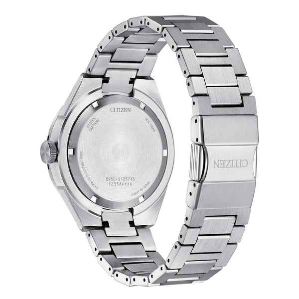 Citizen Series 8 Automatic 41mm Silver Black Watch NA1004-87E