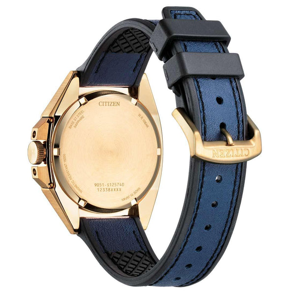 Citizen Series 8 Automatic 40mm Gold Blue Watch NB6012-18L