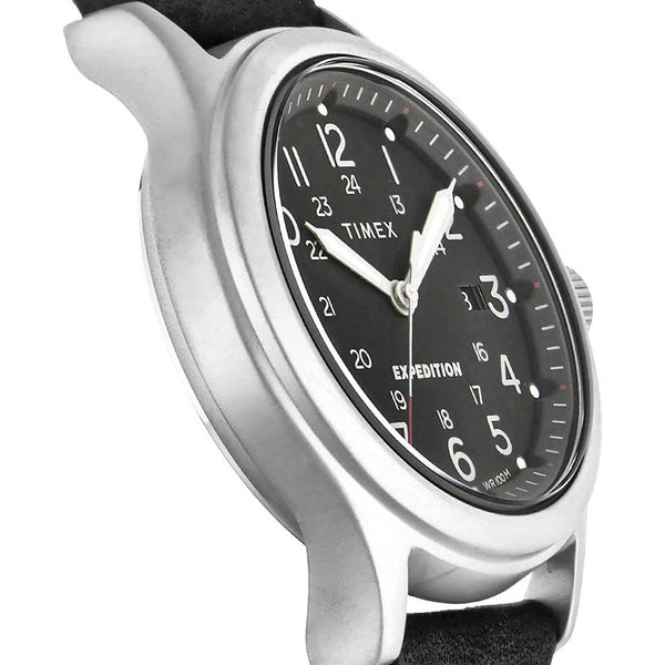 Timex Expedition Sierra 41mm Silver Black Watch TW2V07400