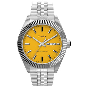 Timex Waterbury Legacy Yellow Watch TW2V18000